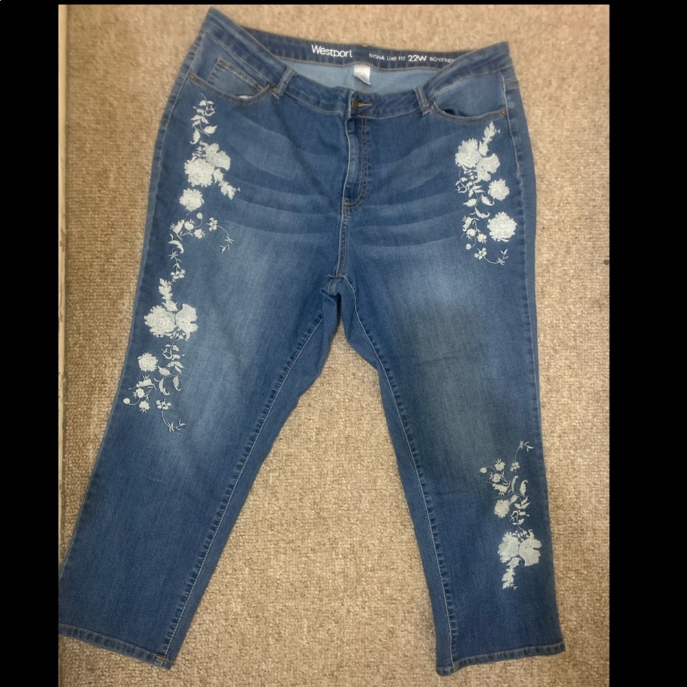 Westport embroidered jeans